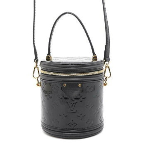 Louis Vuitton Vernis Cannes Shoulder Bag Black s - Picture 1 of 8